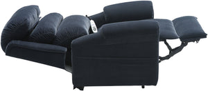 Blue Aidapt Walmesley, Electric Dual Motor Rise & Recline Chair, For Elderly and Disabled fully reclined