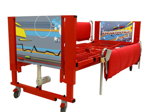 Centrobed Arctic Turning Profiling Bed with a name