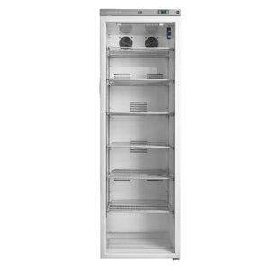 Coolmed 400L RTS Cabinet Medical Fridge glass door closed front view