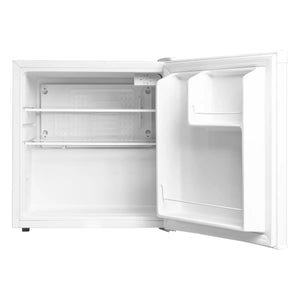 Coolmed Small Staff Room Fridge solid door opened front view