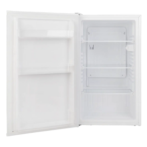 Coolmed Under-Counter Staff Room Fridge solid door opened front view