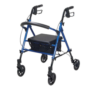 Drive Devilbiss Adjustable Aluminium Rollator blue