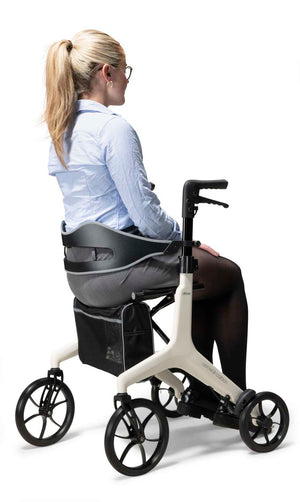 Drive Devilbiss AeroWalk Carbon Rollators in use