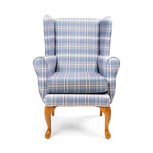 Drive Devilbiss Balmoral Fireside Chair in Blue front view