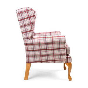 Drive Devilbiss Balmoral Fireside Chair in Red side view