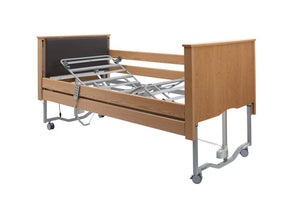 Drive Devilbiss Bradshaw 2 Bed Low in Light Oak With Frame