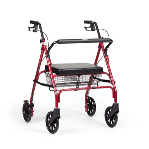 Drive Devilbiss Heavy Duty Rollator Red