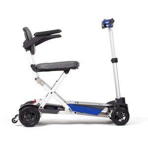 Drive Devilbiss Manual Fold+ Aluminium Scooter Blue Side View