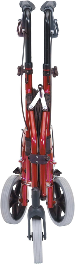 Drive Devilbiss Steel Tri Walker With Bag Folded