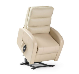 Drive Devilbiss Three Pillow Back Dual Riser Recliner Cream