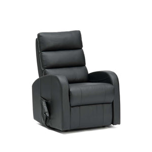 Drive Devilbiss Three Tier Back PU Single Motor Riser Recliner Black