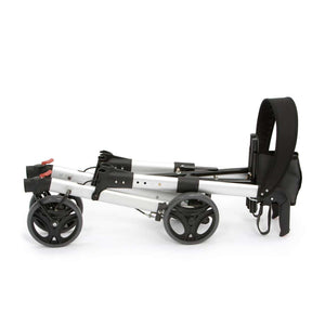 Drive Devilbiss X Fold Aluminium Rollator Folded Down