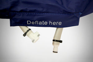 Air Valve area where Dyna-Form Air Pro-Plus is deflated