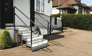 Enable Access Welcome Landing Steps with Stand Alone Steps Standard and Wide