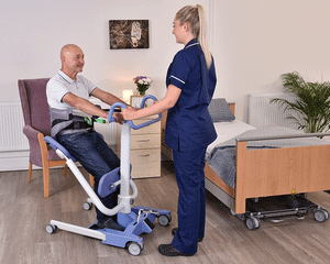 Joerns Oxford Deluxe Standing with Clips in use