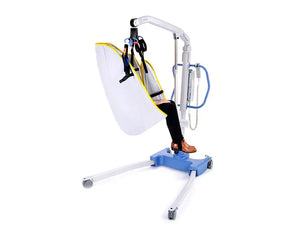 Joerns Oxford Full Back Disposable Sling in use