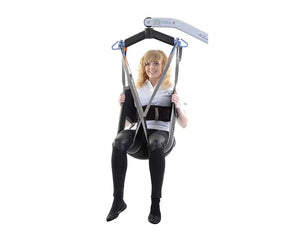 Joerns Oxford Toileting Plus Sling in use