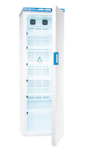 Labcold Free Standing RLDF1519 Medical Fridge opened and empty