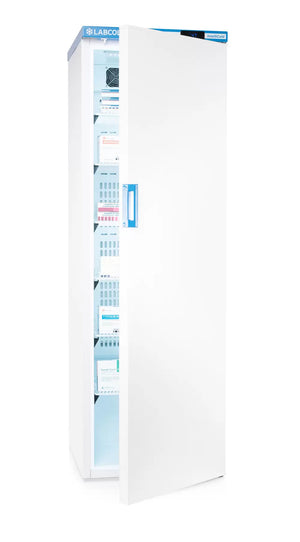 Labcold Free Standing RLDF1519 Medical Fridge partly opened