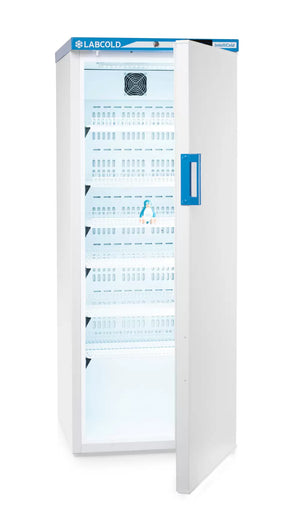 Labcold Free standing RLDF1019 Medical Fridge opened and empty