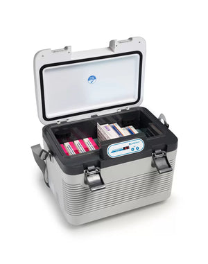 Labcold Vaccine Carrier RPDF0019F Portable with vaccines inside
