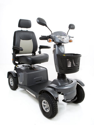 VanOs Excel Galaxy II 4 Wheel Mobility Scooter, grey