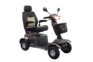 VanOs Excel Galaxy II 4 Wheel Mobility Scooter, dark storm