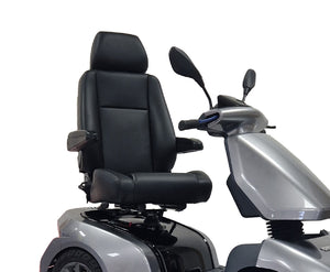 Motion Healthcare Xcursion Mobility Scooter Padded adjustable captain seat for added support