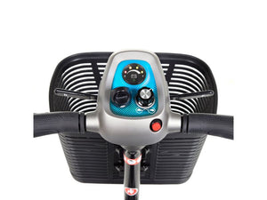 Motion Healthcare Alumina, lightweight Mobility Scooter, lithium battery, grey control panel