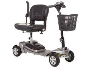 Motion Healthcare Alumina PRO, 4 Wheel, Lightweight, Electric Mobility Scooter with Lithium Battery swivel chair arm rest raised