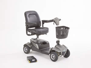 Motion Healthcare Aura, 4 Wheel, Lightweight, Electric Mobility Scooter, Lithium Battery removed