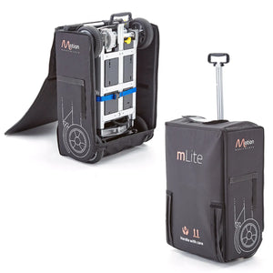 Motion Healthcare mLite, 4 Wheel, Lightweight, Folding Electric Mobility Scooter, grey Lithium Battery case and cover