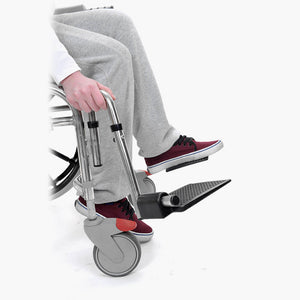 Osprey 700 Self Propelled Shower Chair Commode foot rest