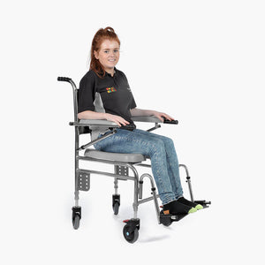 Osprey 710 Attendant Push Propelled Shower Chair Commode With Adult