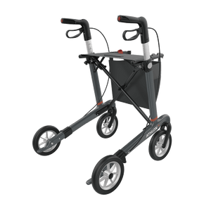 Rehasense | Athlon SL Rollator Range | Safest and Lightest Carbon Fibre Rollator Grey Right Back