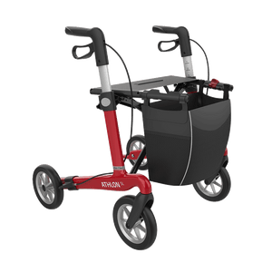 Rehasense | Athlon SL Rollator Range | Safest and Lightest Carbon Fibre Rollator Red Right Front