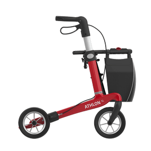 Rehasense | Athlon SL Rollator Range | Safest and Lightest Carbon Fibre Rollator Red Right Side