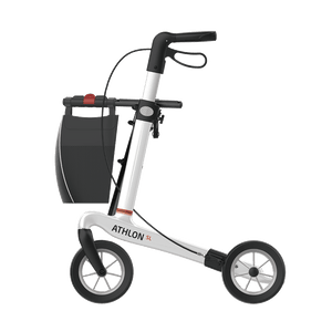 Rehasense | Athlon SL Rollator Range | Safest and Lightest Carbon Fibre Rollator White Left Side