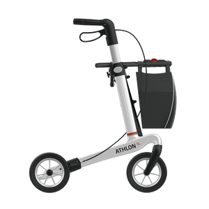 Rehasense | Athlon SL Rollator Range | Safest and Lightest Carbon Fibre Rollator White Right Side