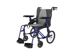 Rehasense Icon 35 LX Wheelchair Transit in Blue
