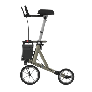 Rehasense | Navigator Air Rollator Range | Rotatable and Comfortable Champagne Left Side