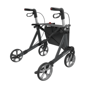 Rehasense | Server HD Rollator Range | Robust Design for Enhanced Safety and Comfort Grey Back Right