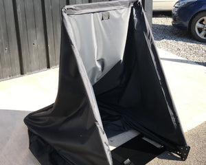 Scooter Shield Super Deluxe Garage open