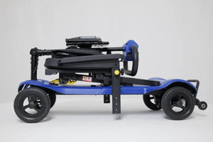 Scooterpac Atom Fold Mobility Scooter  side view folded