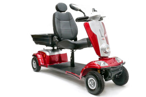 Scooterpac Tandem Mobility Scooter with lockable rear carrier