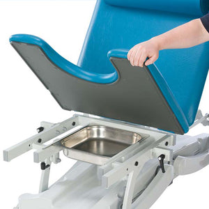Seers CLINNOVA Gynae Pro Treatment Chair Fold Up Mid Section with Crescent Shape Design