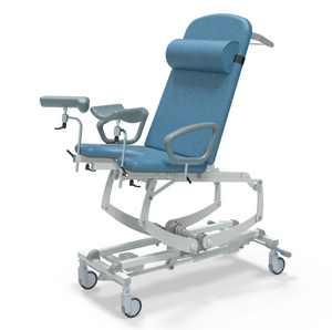 Seers CLINNOVA Gynae Pro Treatment Chair NV8683 CLS Electric Height Elevation Tilt Electric Backrest Central Locking Castors Classic Base