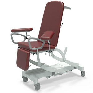 Seers CLINNOVA Phlebotomy 1 NV9456P-PRM
Hydraulic
Gas Assisted Backrest & Foot Section
Independent Castors
Premium Base
