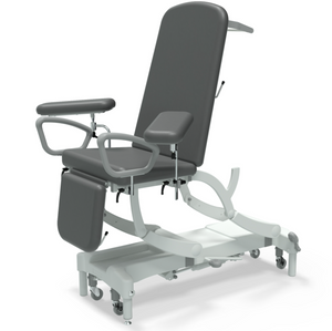 Seers CLINNOVA Phlebotomy 1 NV9556P-PRM
Hydraulic
Gas Assisted Backrest & Foot Section
Retractable Castors
Premium Base