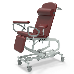 Seers CLINNOVA Phlebotomy Pro Treatment Chair NV9496P-CLS
Electric Height Elevation & Tilt
Electric Backrest
Electric Foot Section
Independently Braking Castors
Classic Base